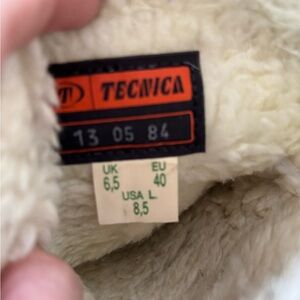 Vintage Tecnica Fur Apres Ski Boots EU 40 / US 9